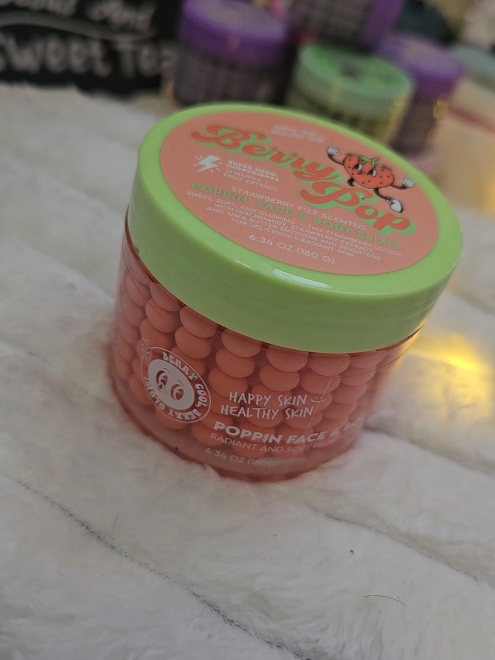 Berry Pop Poppin Face Beads BERRY SCENT